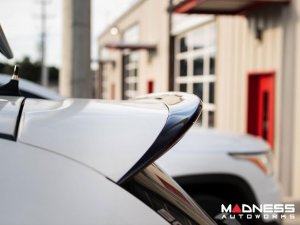 FIAT 500 ABARTH Rear Spoiler Extension - Carbon Fiber - Dark Red